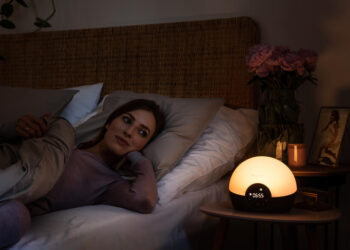 woman sleeping with luie glow 150