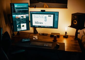 how to set up a vertical monitor